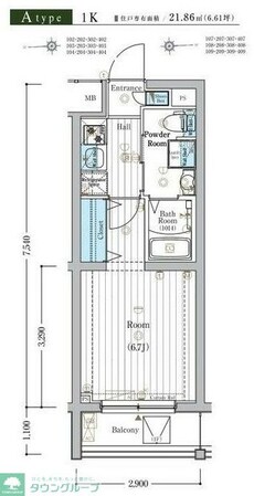 MAXIV百合ヶ丘TREの物件間取画像